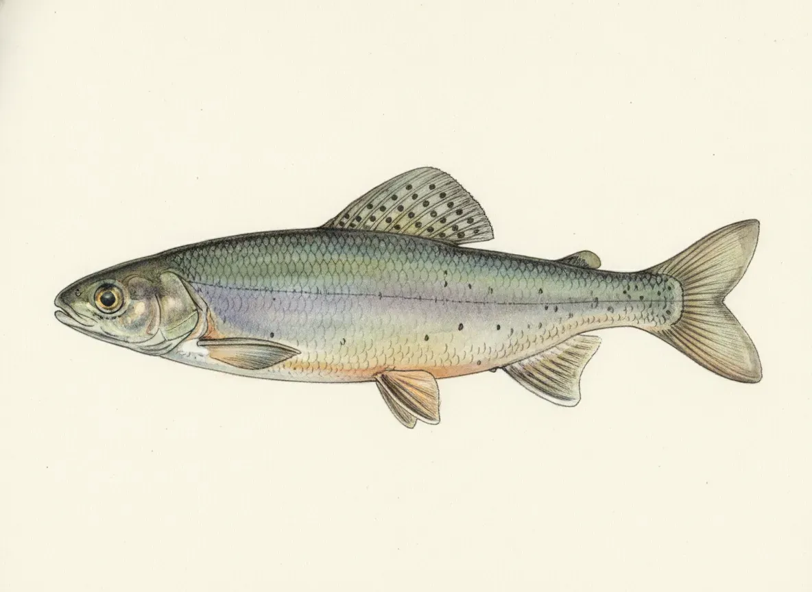Illustration av harr