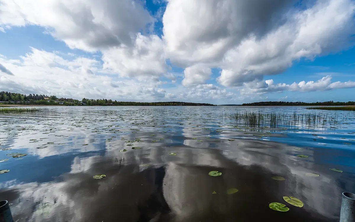 Foto från Vallentunasjön
